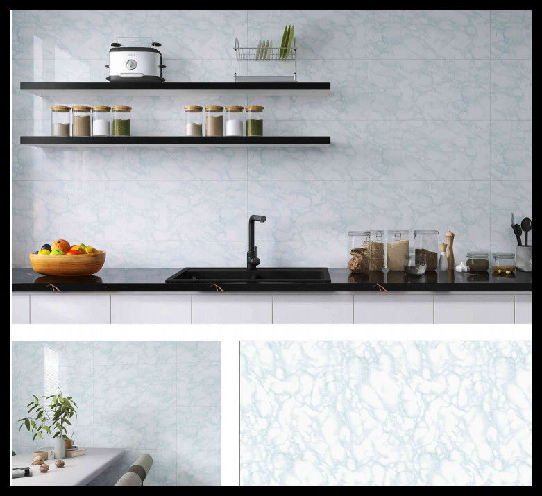 Rolo ou azulejo de óleo e sujidade de prevenção adesivo decorativo para parede 200pcs por pacote